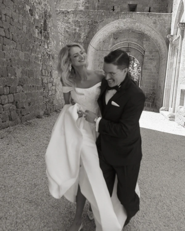 An Elevated Elopement in Tuscany with Vintage Bridal