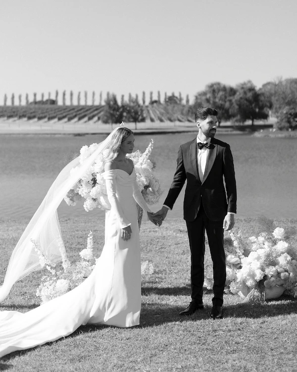 An Elegant Vineyard Wedding in Australia