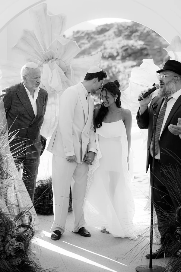 Jewelry Designer Noy Tawil's Mykonos Wedding Weekend Blending Bohemian Luxury & Mediterranean Chic