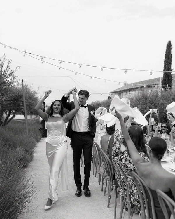 A Romantic Provençal Garden Wedding in France with Pastel Blooms & Antique Details