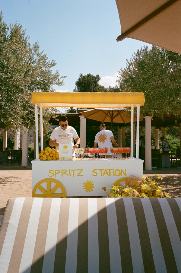 A Cinematic & Artistic Color-Washed Wedding Weekend at Amanzoe in Greece