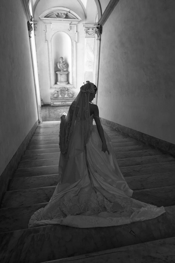 Vintage-Inspired Couture Takes Center Stage at This Chicly Curated Castle Wedding in Rome
