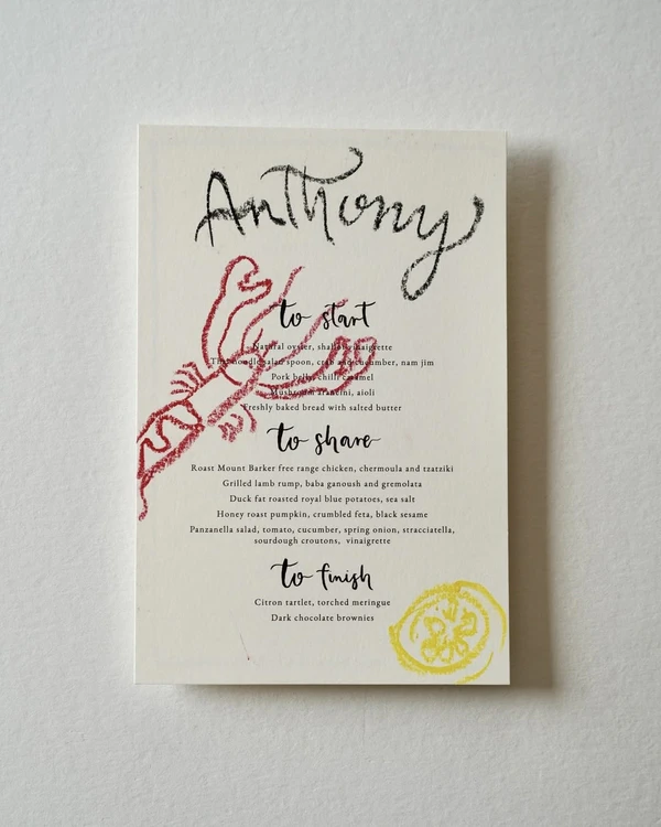 30 Fresh & Stylish Wedding Menu Designs Perfect for Summer — photo 2