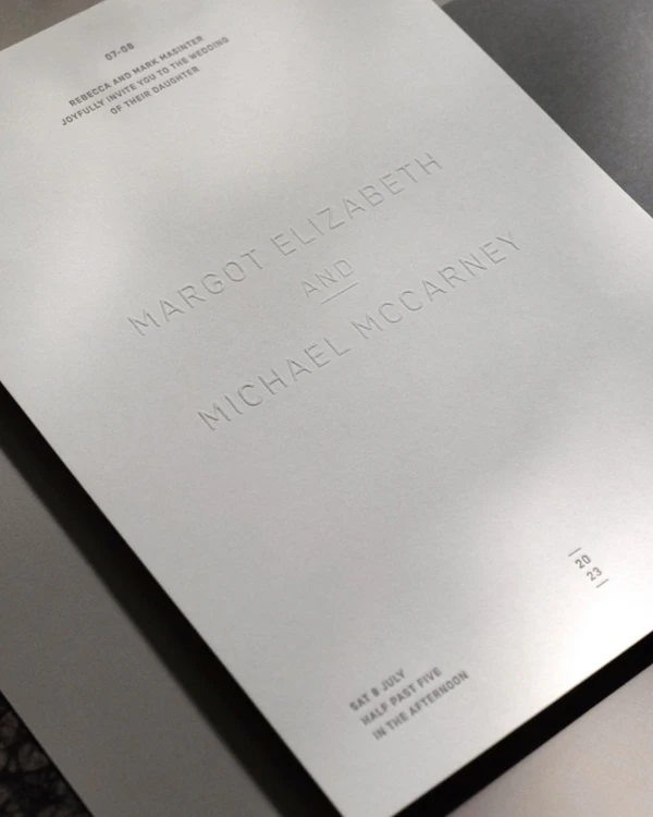 28 Minimalist Wedding Invitation Ideas