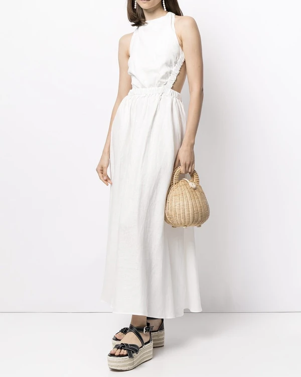 White Linen Dresses for a Summer Wedding