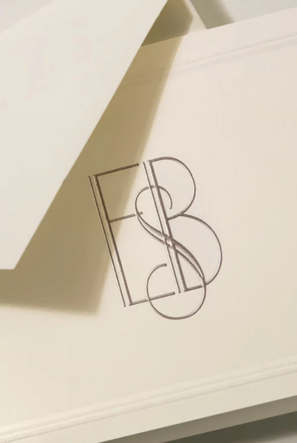 <a href="https://www.crane.com/buchanan-note-803n?categoryId=12">CRANE Custom Notecards, $464</a>