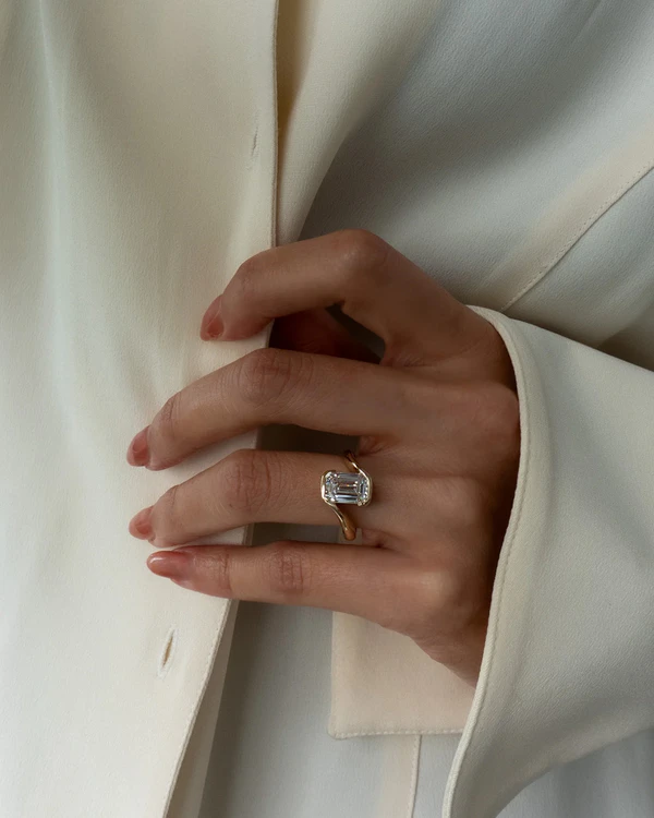 30 Emerald Cut Engagement Rings & Wedding Bands We're Loving