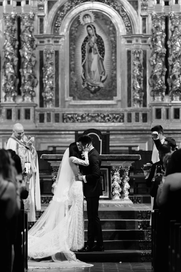Sarah & Devin: classic black tie wedding in California — photo 18