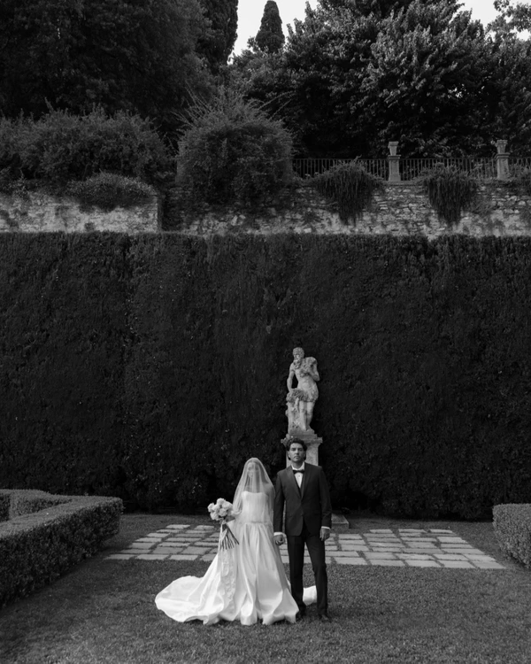 An Intimate Gothic Romance Elopement at a Historic Lake Como Villa