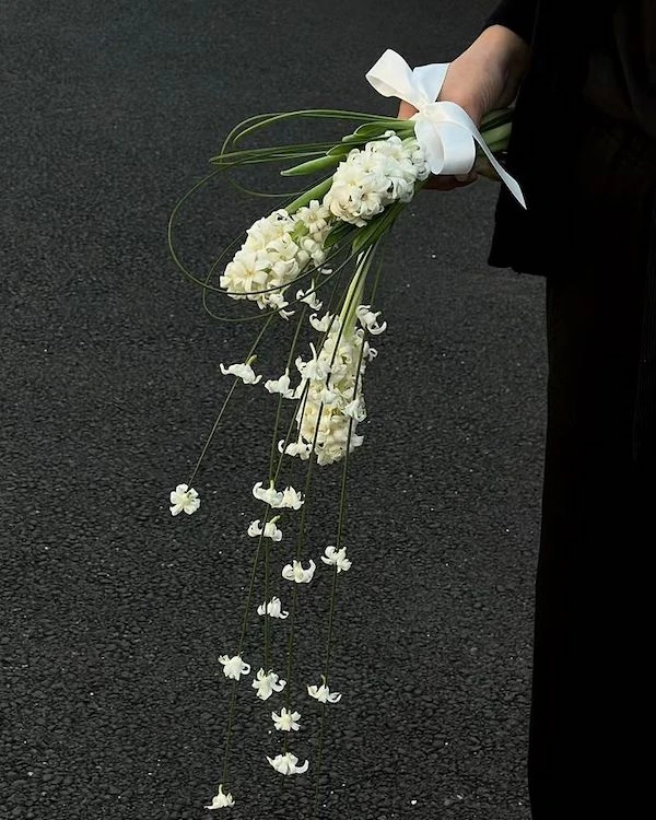 Cascading Flower Bouquets
