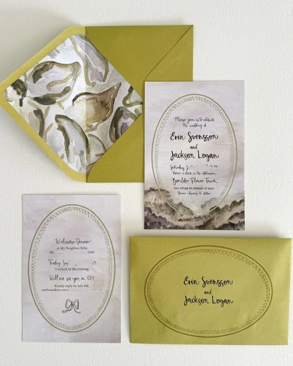 50 Elegant Calligraphy Stationery Designs