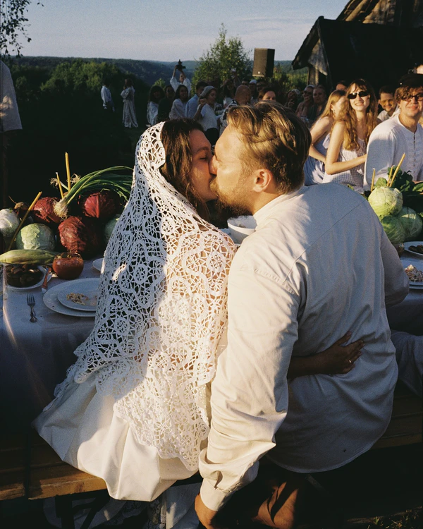 A Folkloric Countryside Wedding with Every Detail Handcrafted By Family & Friends