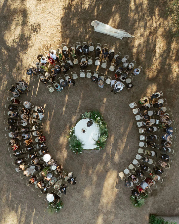 Influencer Jade Mitchell-Clyde's Chic Black-Tie Wedding in California's Gold Country