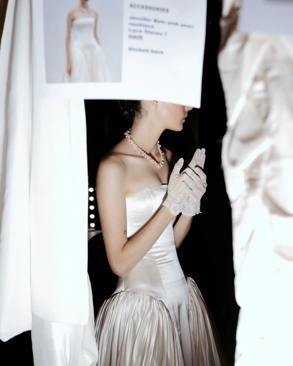 Backstage at Floure’s NYBFW Fall 2026 Runway Show
