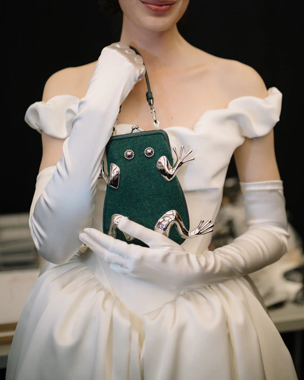 Backstage at Vivienne Westwood's Debut Bridal Runway Show