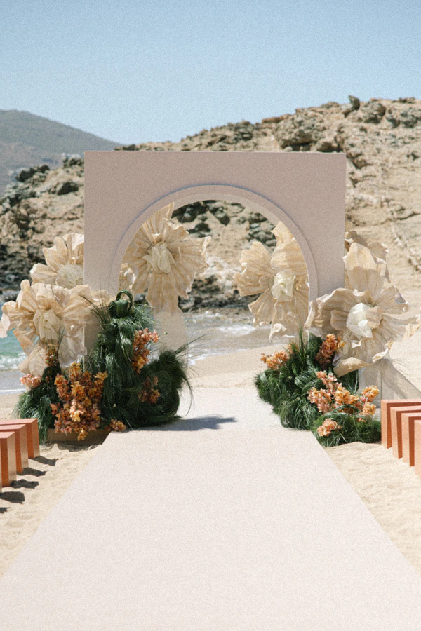 Jewelry Designer Noy Tawil's Mykonos Wedding Weekend Blending Bohemian Luxury & Mediterranean Chic