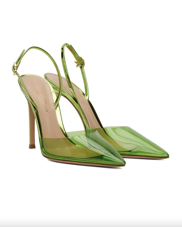 15 Trendy Transparent Wedding Shoes