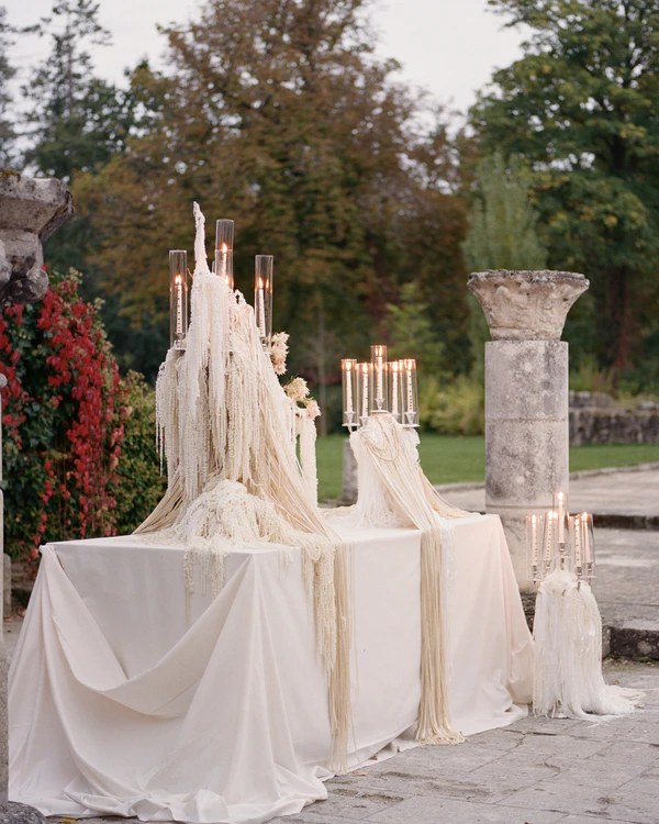 A Romantic Parisian Wedding in a Cinematic Open-Air Abbey