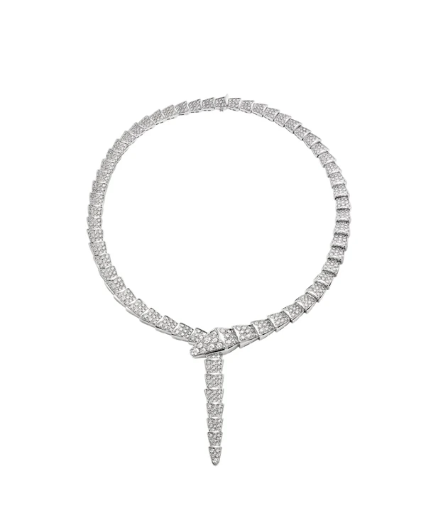<a href="https://www.bulgari.com/en-int/jewellery/necklaces/serpenti-viper-necklace-white-gold-348165">BULGARI Necklace</a>, Price Upon Request
