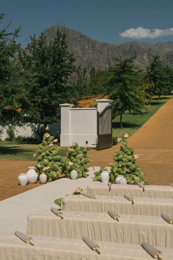 Inside an Artfully Designed Vineyard Wedding Weekend Beneath Table Mountain in South Africa