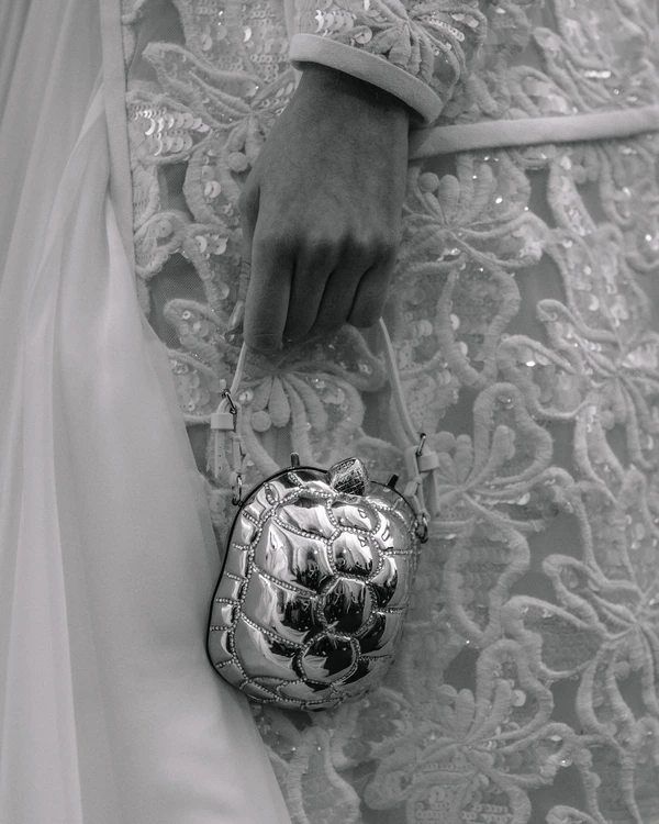 Backstage at Giambattista Valli's Debut Bridal Runway
