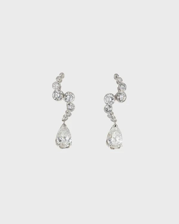 Statement Diamond Earrings for Your Special Day — photo 1
