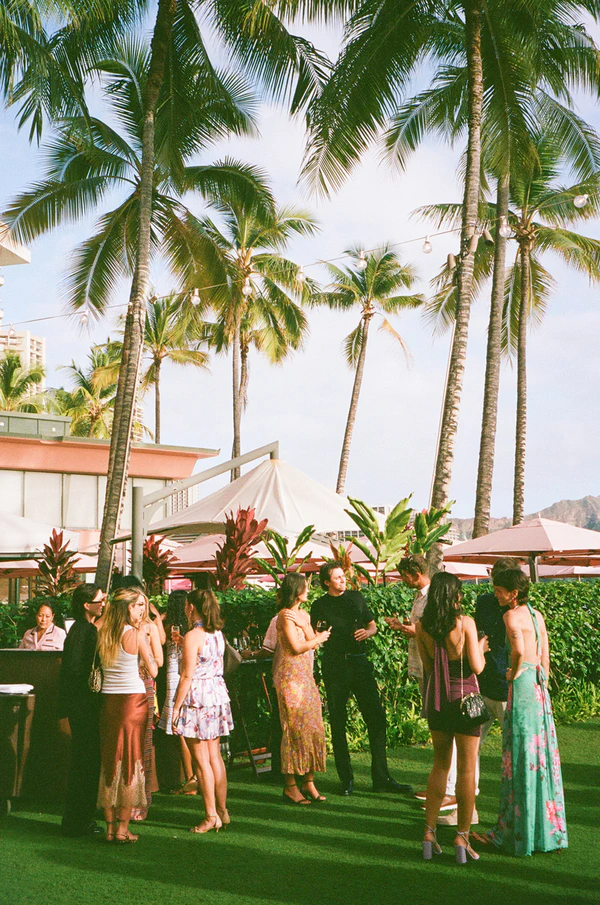 A Bold & Artfully Designed Wedding on the Lush Tropical Shores of Oahu, Hawaii