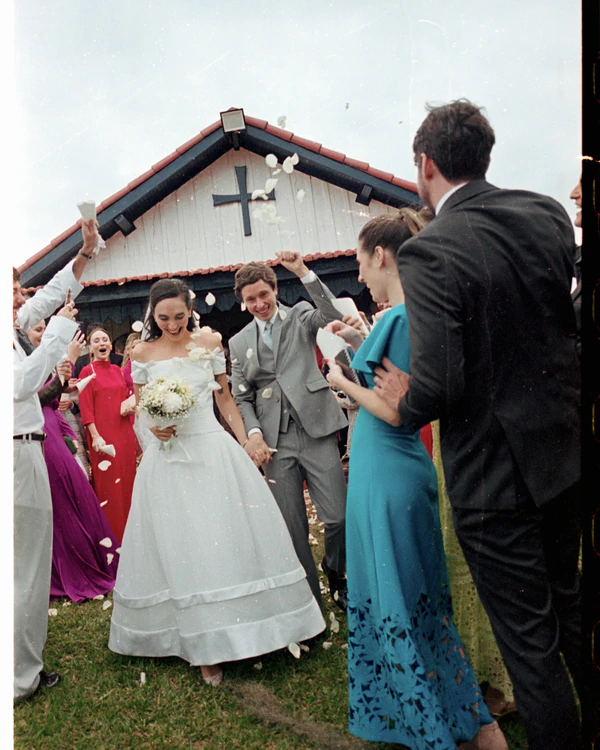 A Sentimental Two-Ceremony Wedding Woven with Vintage Fashion and Heirloom Charm