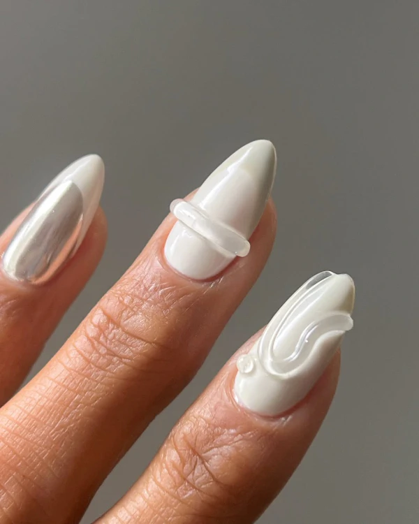 35 Unique Nail Art Designs to Elevate Your Wedding Look