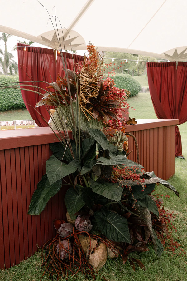 A Bold & Artfully Designed Wedding on the Lush Tropical Shores of Oahu, Hawaii