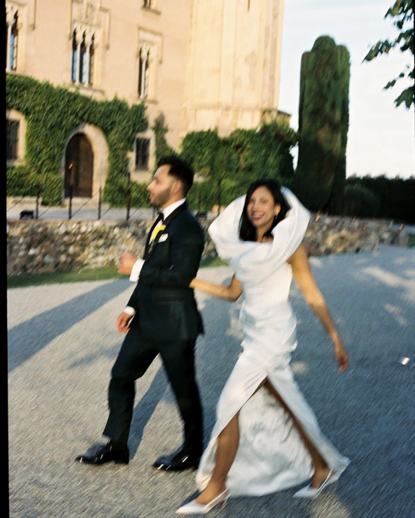 A Vibrant & Artistic Barcelona Wedding Amongst an Iconic Gaudi Masterpiece & Castle Garden