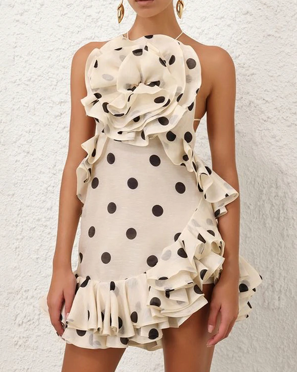30 Stylish and So On-Trend Polka Dot Wedding Guest Dresses