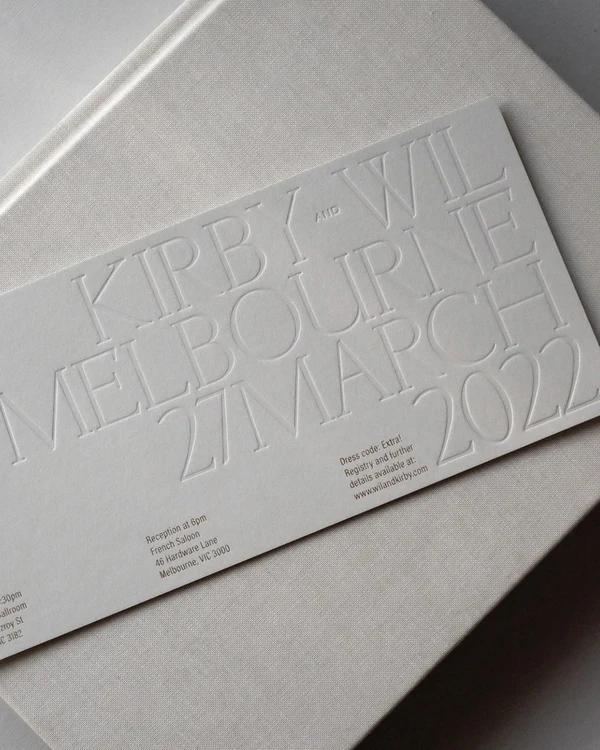 28 Minimalist Wedding Invitation Ideas