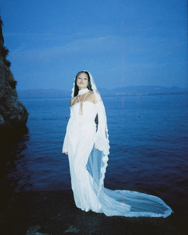 This Galliano-Inspired Bride Brought Mermaidcore to Sicily