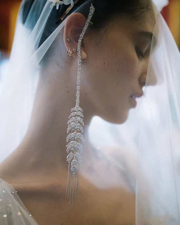 Backstage at Vivienne Westwood's Debut Bridal Runway Show