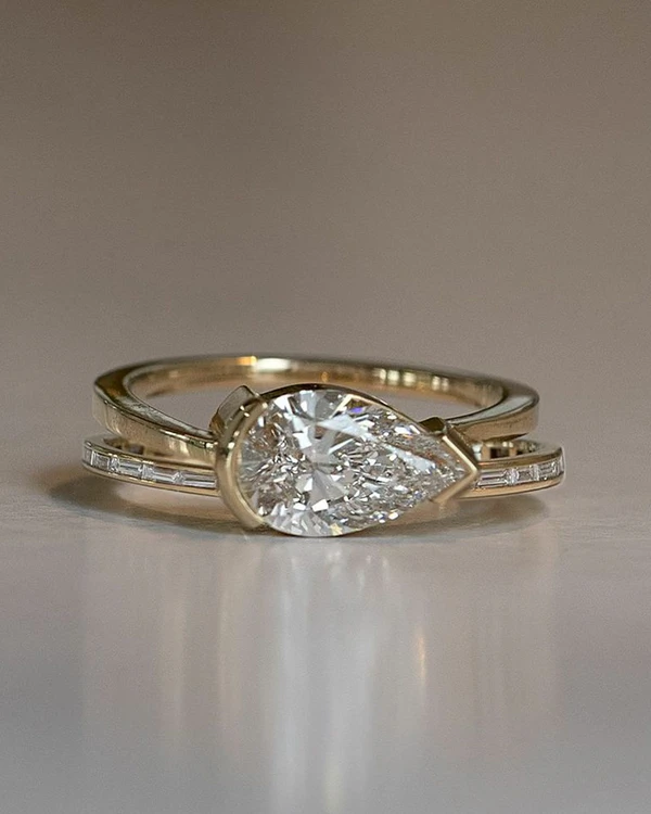 24 East-West Engagement Rings