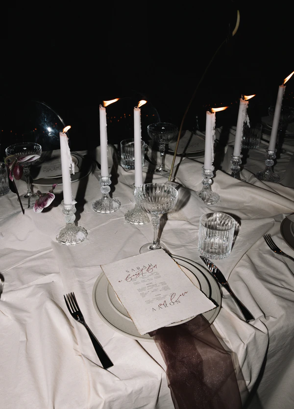 A Darkly Romantic Wedding Soirée