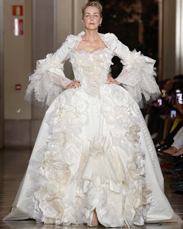 Backstage at Vivienne Westwood's Debut Bridal Runway Show