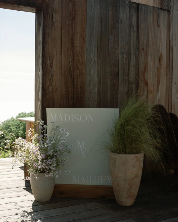 An Elegant Wildflower Wedding with Majestic Ocean Views
