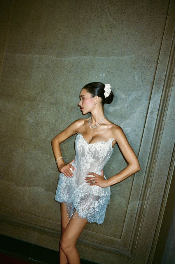 Brittany Netta’s Cinematic Lake Como Wedding Featuring a Bespoke Danielle Frankel Gown
