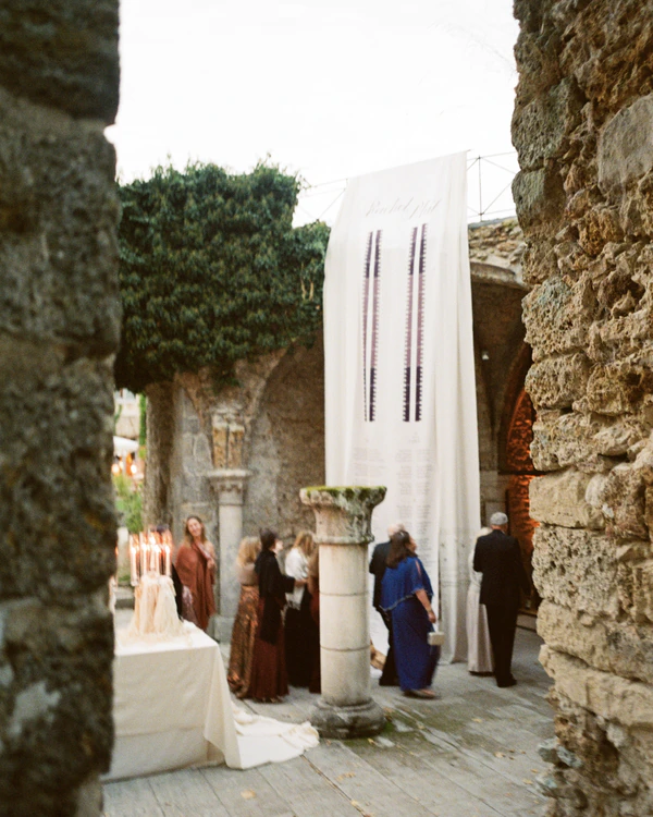 A Romantic Parisian Wedding in a Cinematic Open-Air Abbey