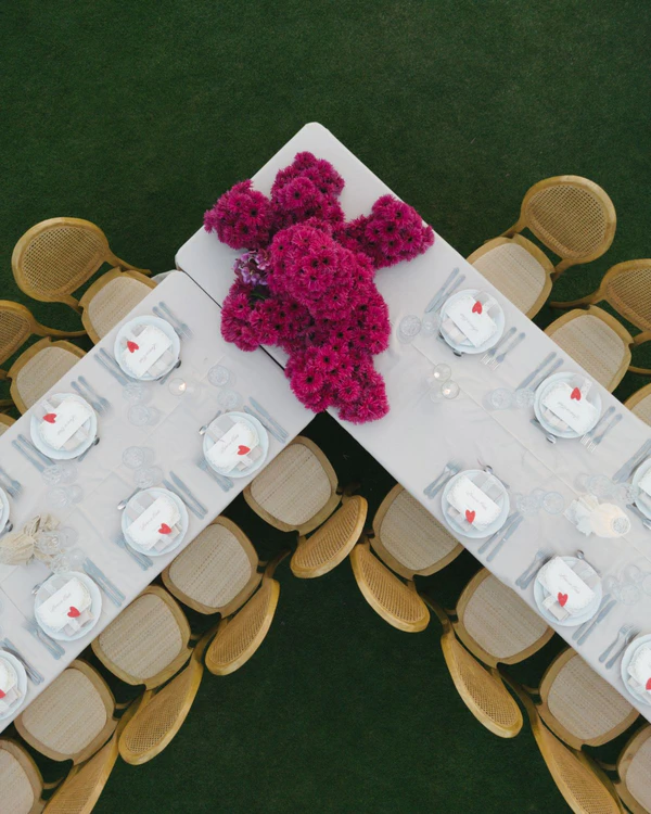 A Four-Day Fuchsia-Filled Seaside Wedding in Crete