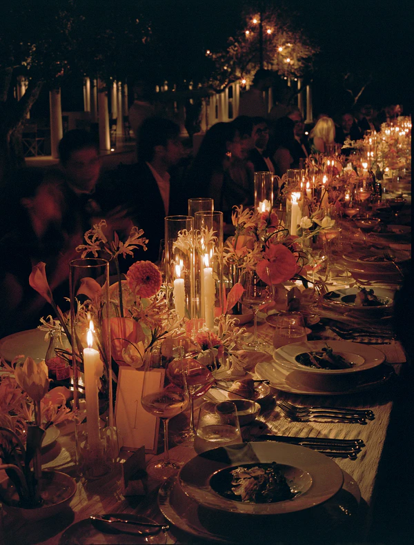 A Cinematic & Artistic Color-Washed Wedding Weekend at Amanzoe in Greece
