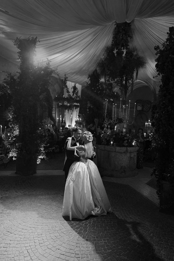 Vintage-Inspired Couture Takes Center Stage at This Chicly Curated Castle Wedding in Rome