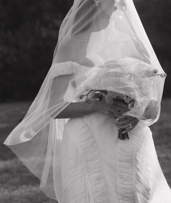 Influencer Jade Mitchell-Clyde's Chic Black-Tie Wedding in California's Gold Country