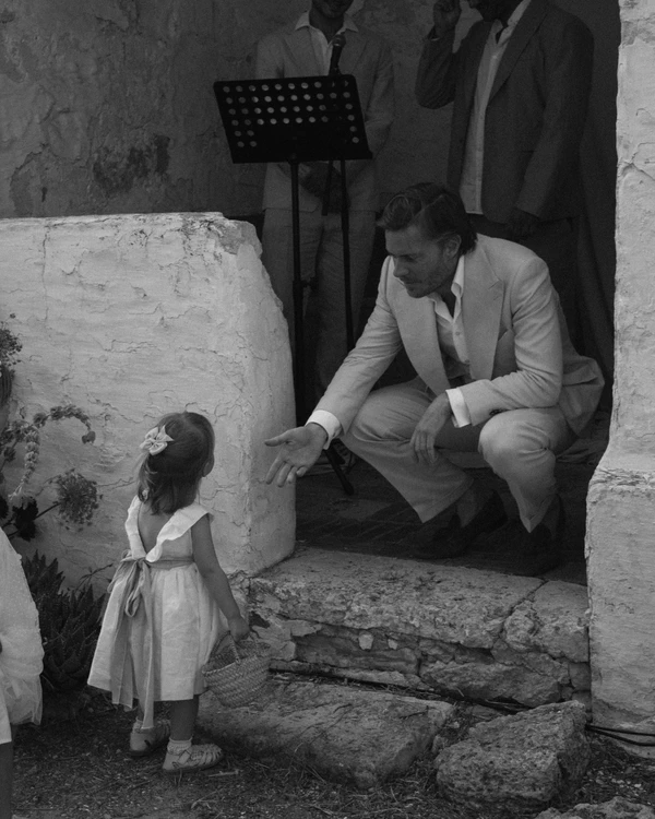 An Intimate Menorca Quarry Wedding with Avant-Garde Design & Vintage Bridal Looks