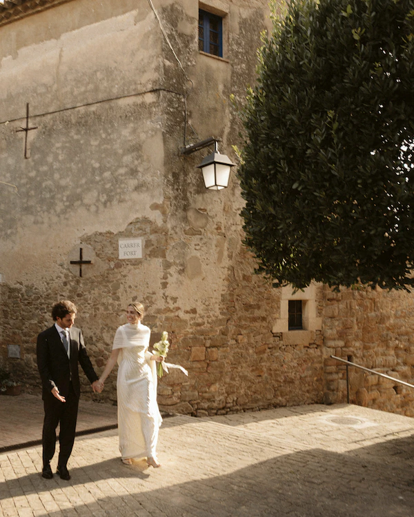 A Poetic Wedding in a Charming Barcelona Village