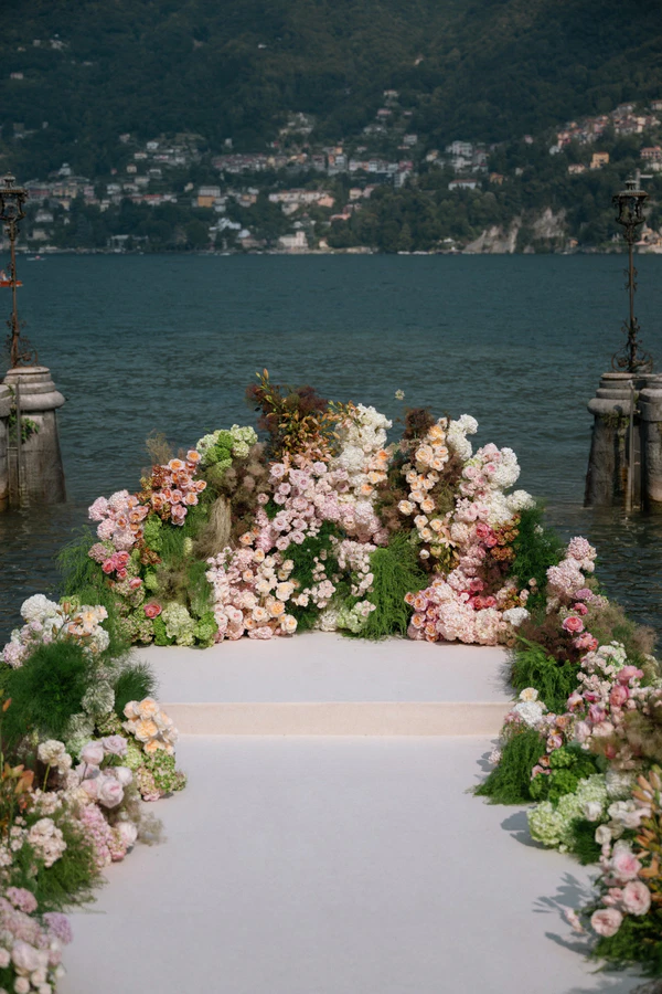 Brittany Netta’s Cinematic Lake Como Wedding Featuring a Bespoke Danielle Frankel Gown
