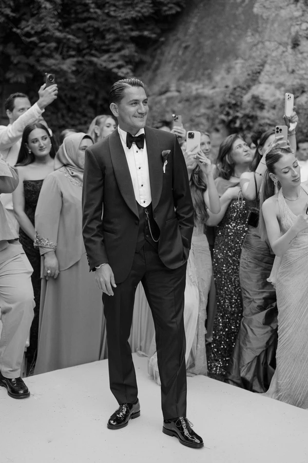 Vintage-Inspired Couture Takes Center Stage at This Chicly Curated Castle Wedding in Rome