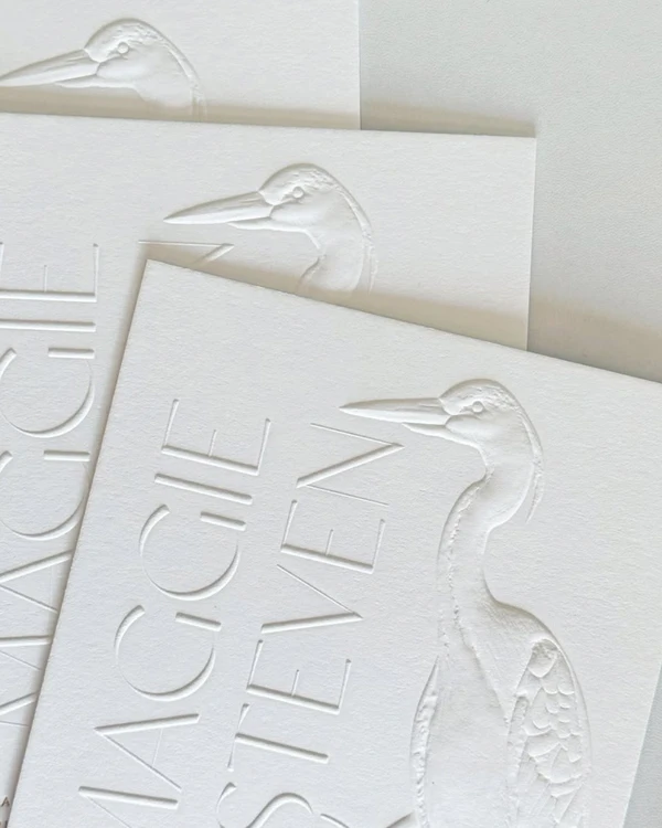 32 Blind Embossed Stationery Ideas